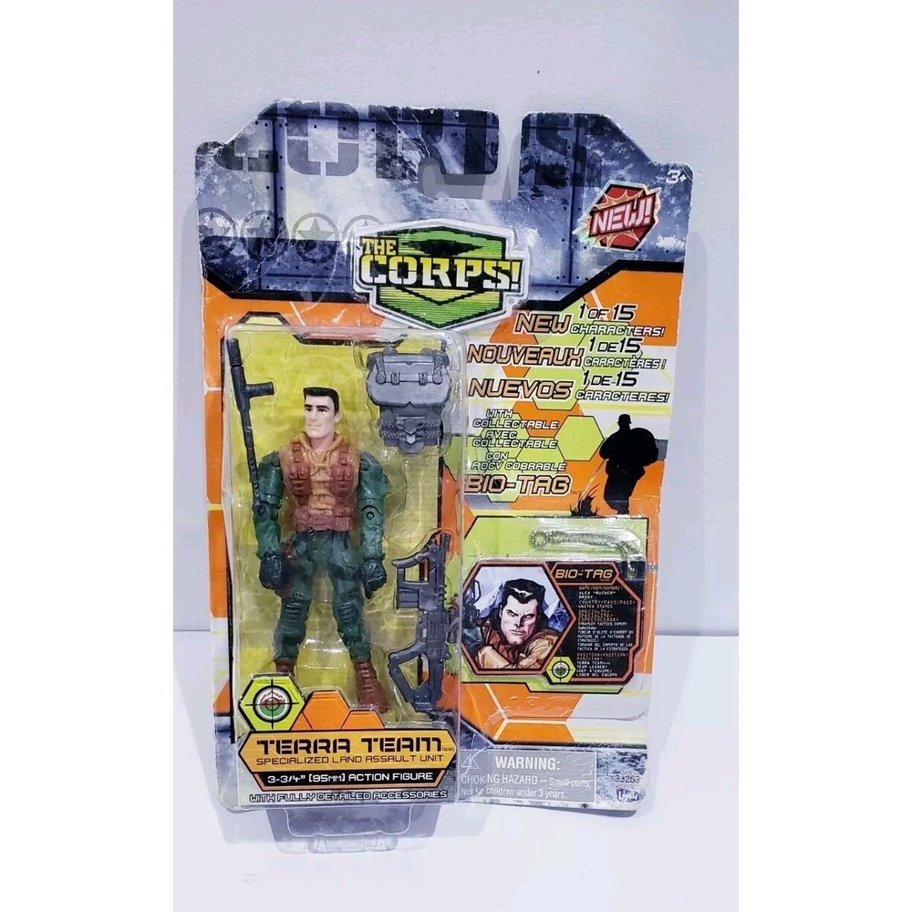 Lanard The Corps Terra Team Alex Rucker Brody Action Figure 2008